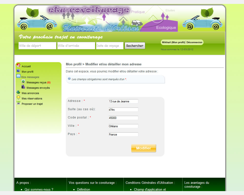 Adresse