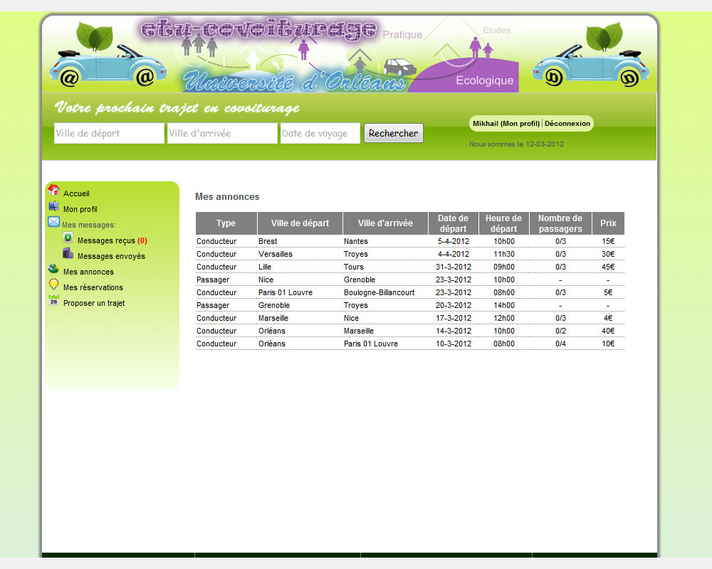 Annonces